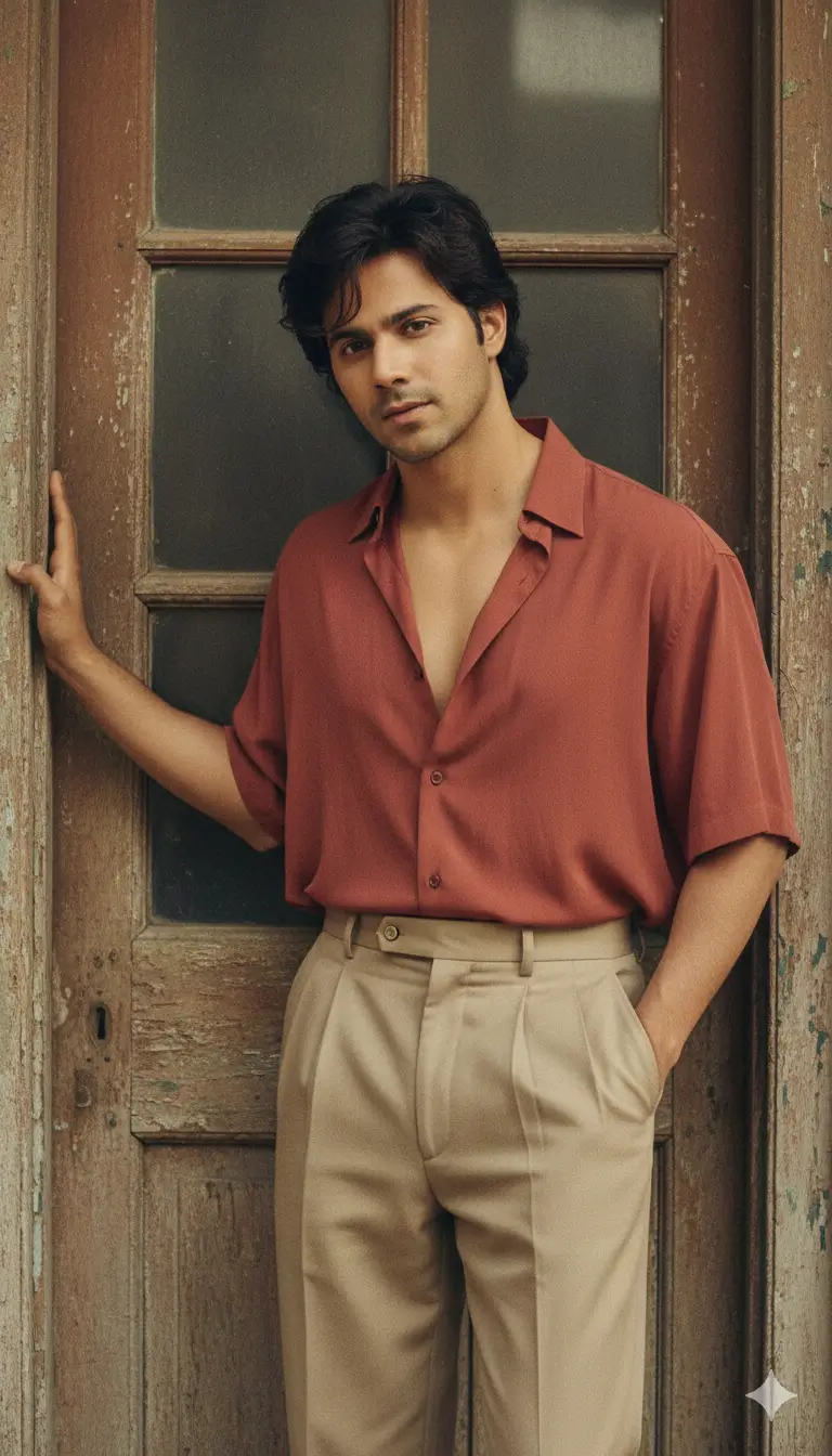 Vintage Editorial Full-Body Portrait